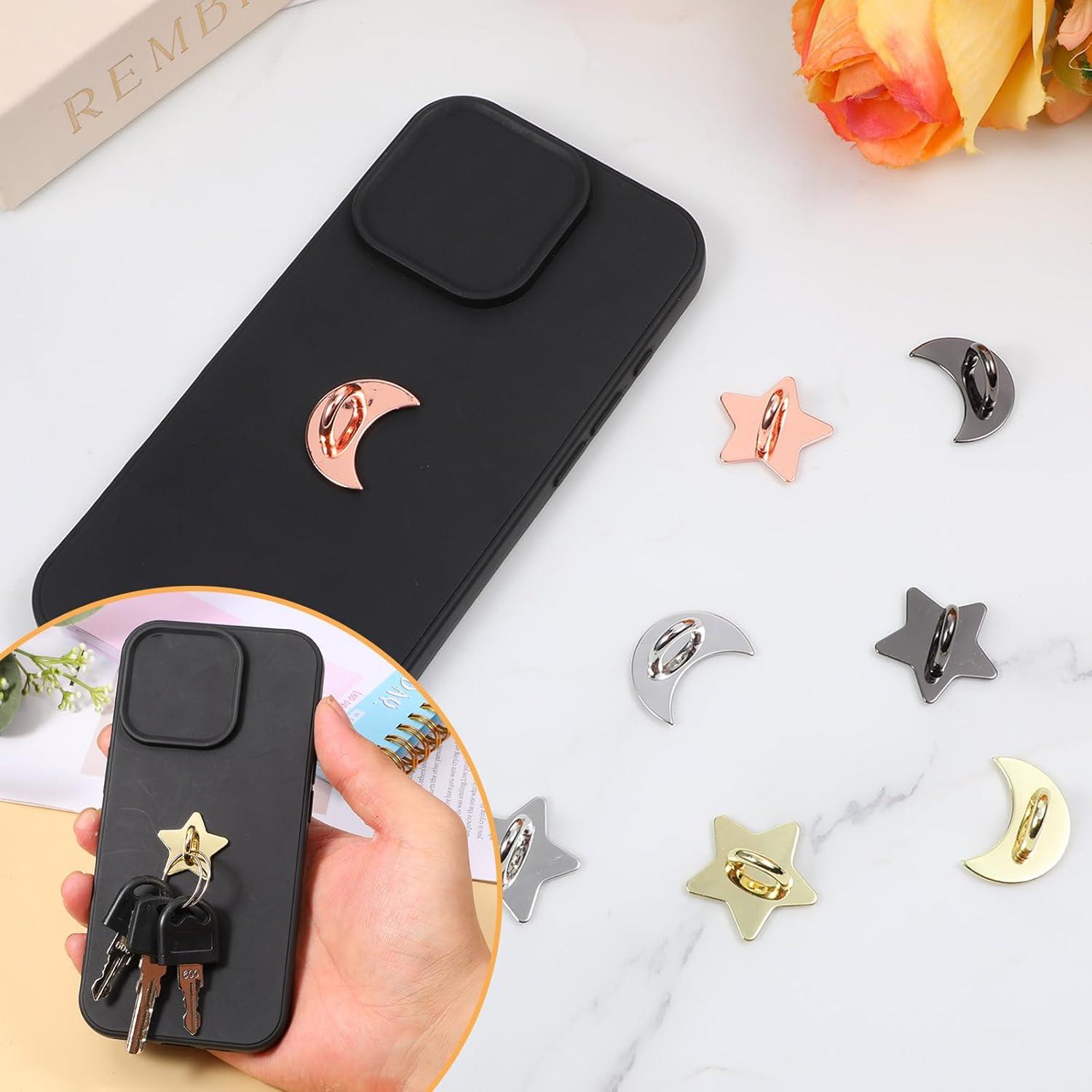 8 Soportes para Anillo de Teléfono SynHHergyx Estrella Luna