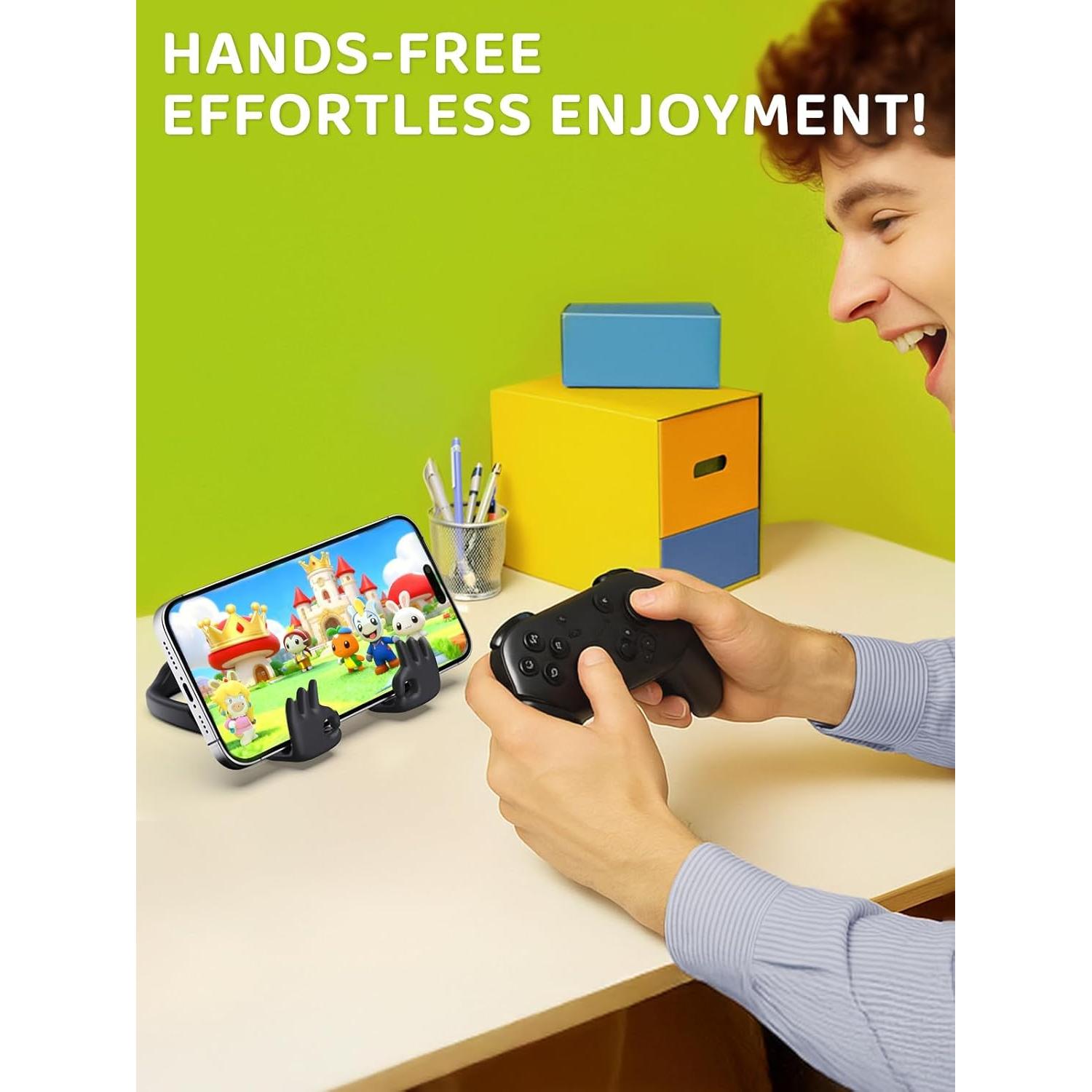 Soporte para Teléfono Celular CALDEVER Ajustable 360° Negro