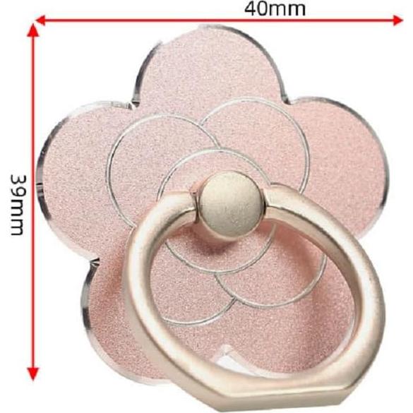 Soporte de Anillo para Teléfono Celular Geettcaifu 4 Pcs Flor
