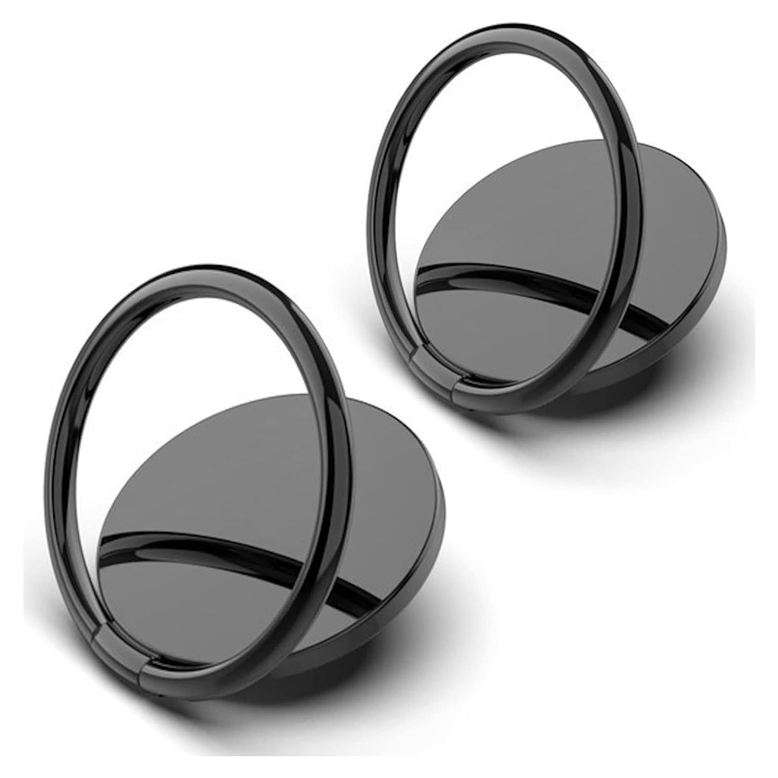 Soporte de Anillo para Teléfono Wansurs Negro 360° Ajustable