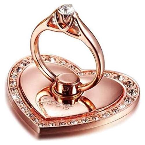Soporte de Anillo para Teléfono Móvil Oro Rosa Ajustable 360°