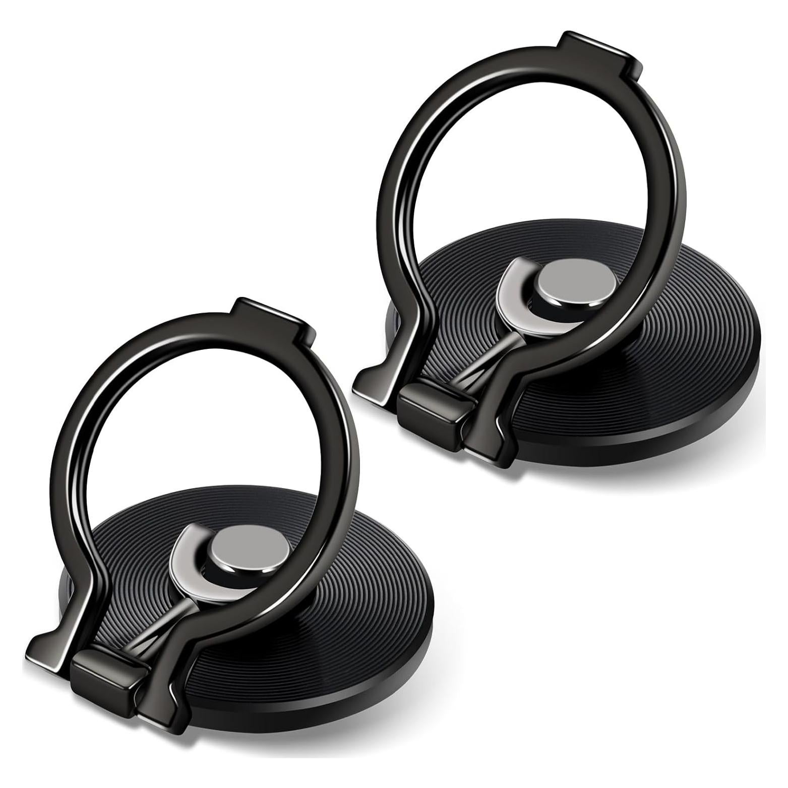 Soporte para Anillo de Teléfono Aceyoon Negro 360° Ajustable