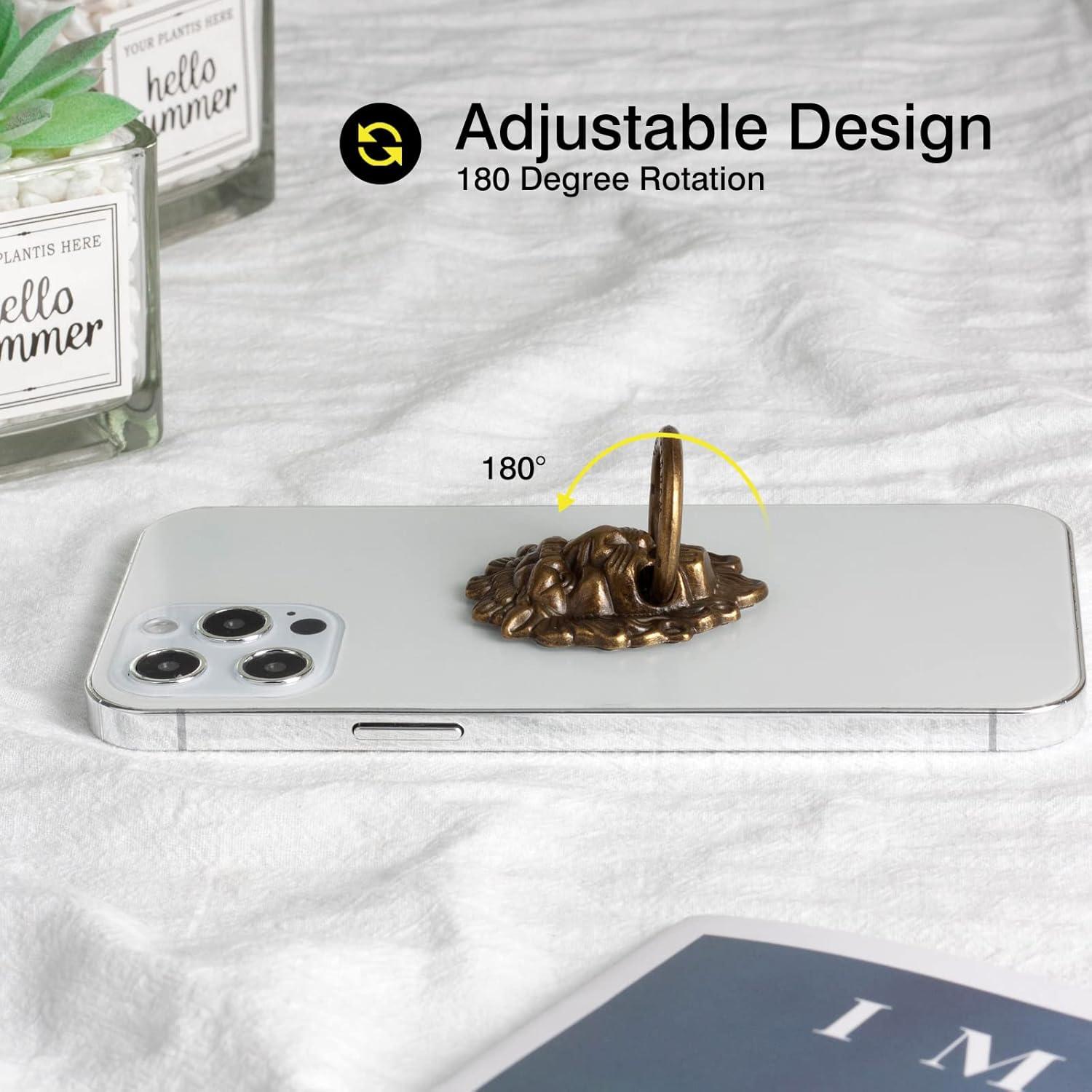 Soporte para Anillo de Teléfono Celular Wansurs Bronce 2 Pack