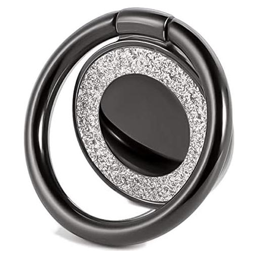 Soporte para anillo de teléfono móvil LLK Negro 360° Ajustable