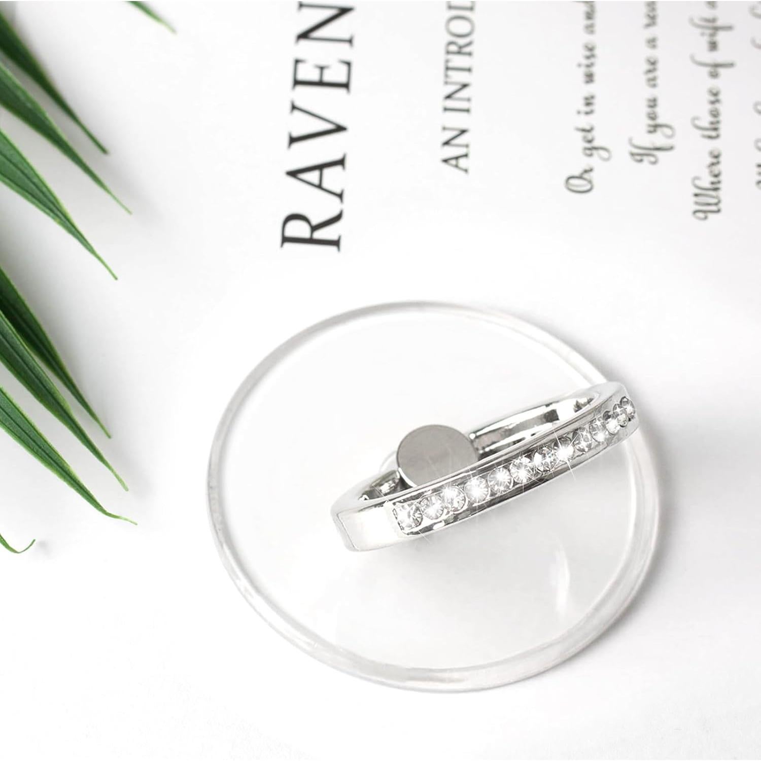 Soporte para anillo de teléfono Wansurs redondo ajustable 360°