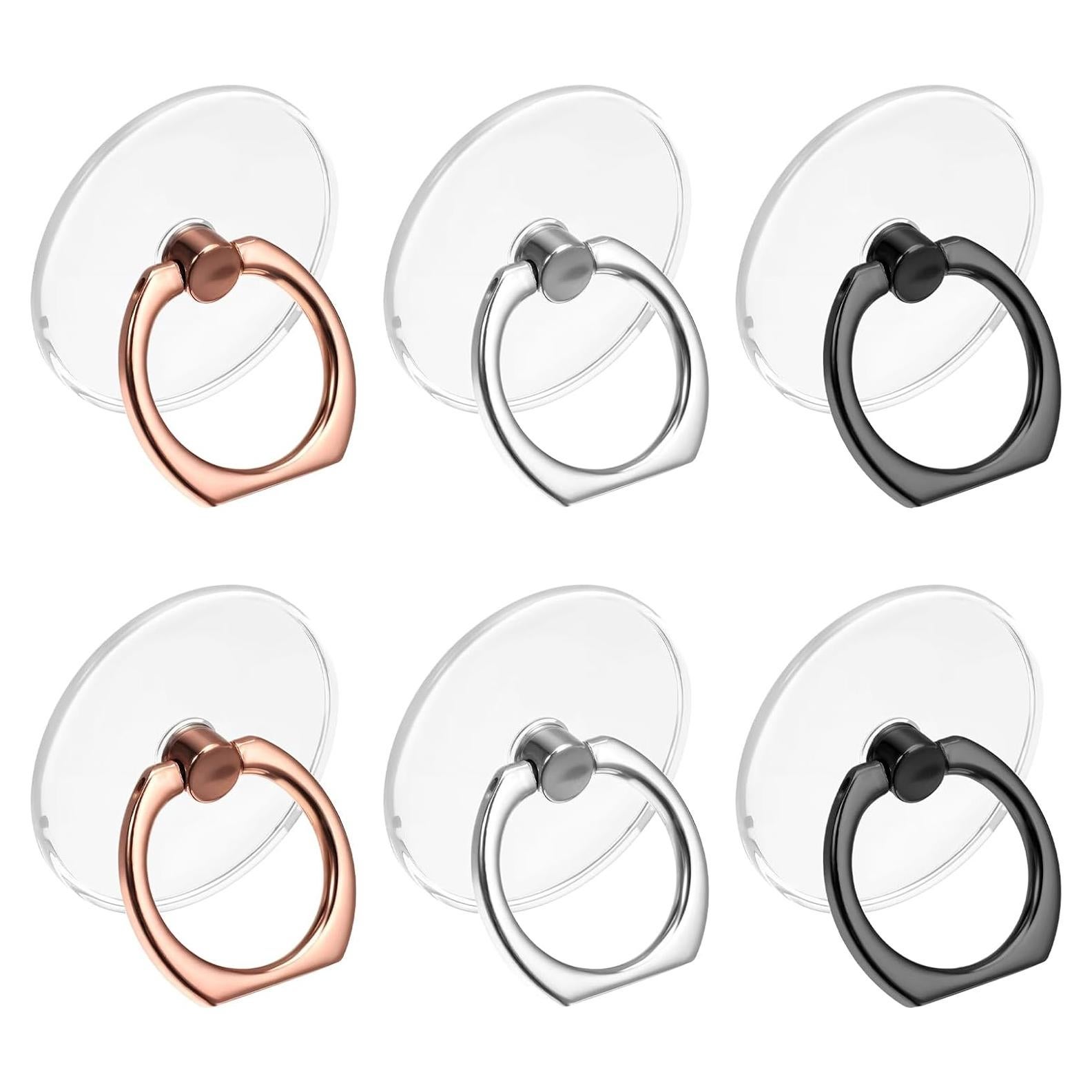 Soporte de Anillo para Teléfono Molain 6 Pcs 360° Rotación