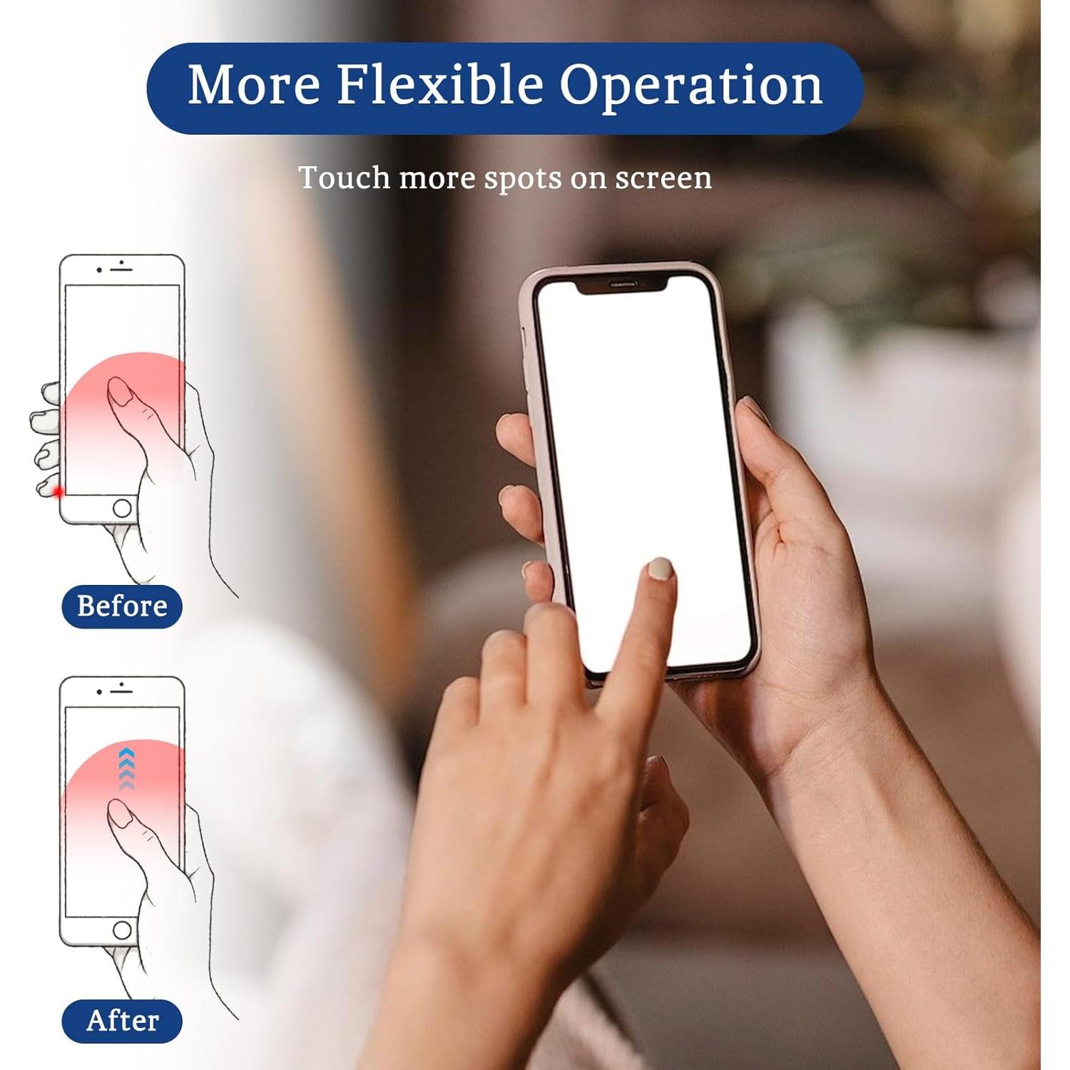 Soporte de Anillo para Teléfono Molain 6 Pcs 360° Rotación