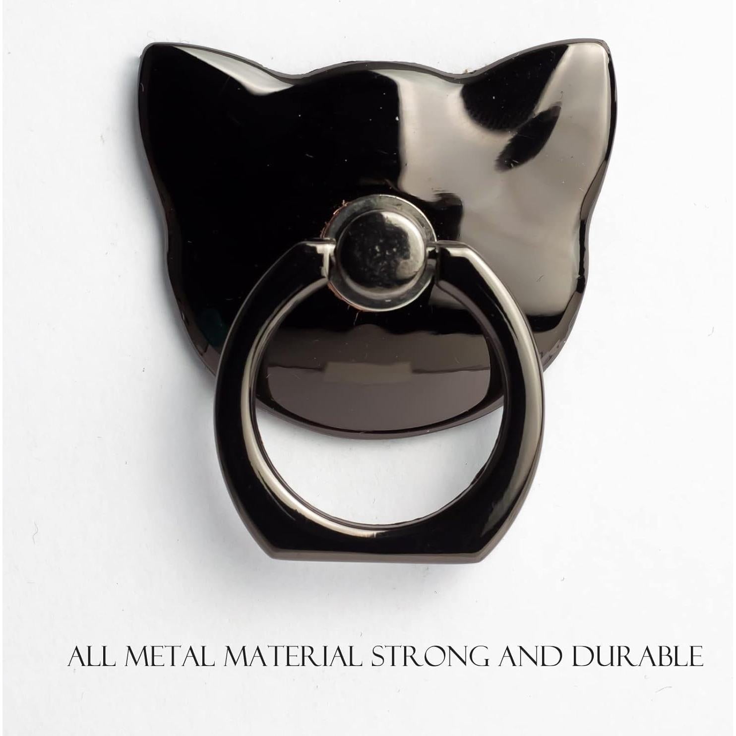 Soporte de Anillo para Teléfono Móvil Wansurs Negro 2 Paquetes