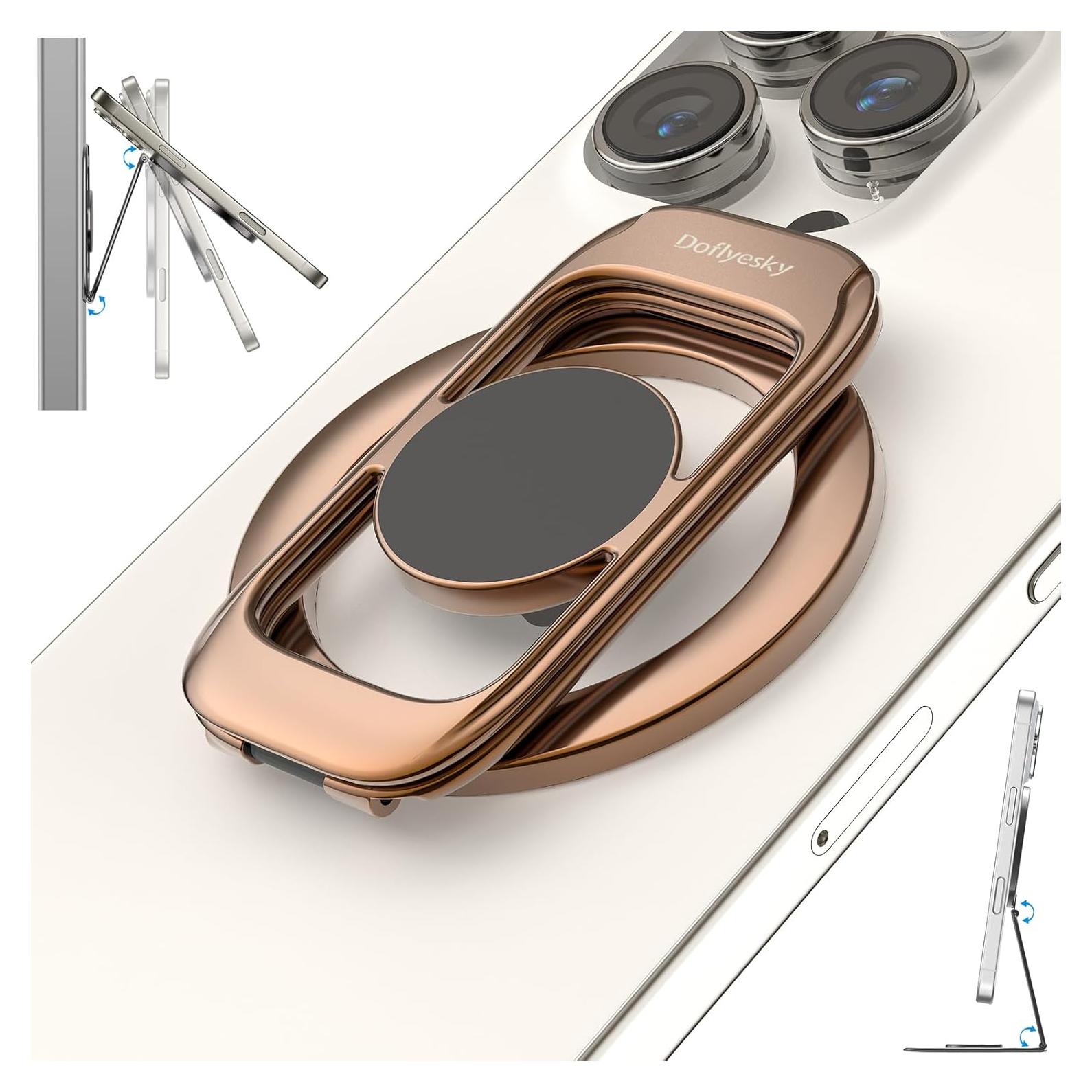 Soporte Magnético Doflyesky para Teléfono MagSafe Marrón