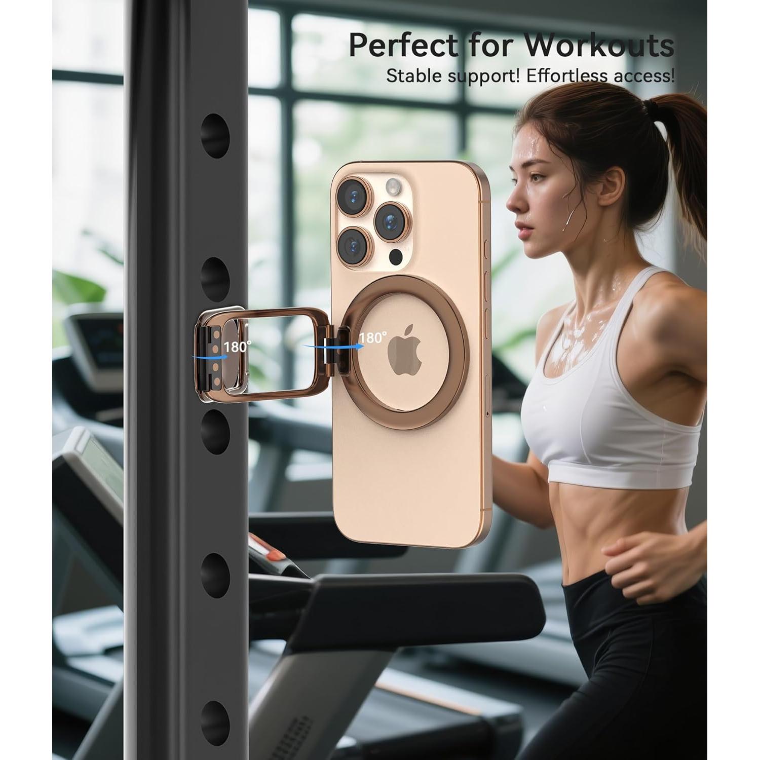 Soporte Magnético Doflyesky para Teléfono MagSafe Marrón