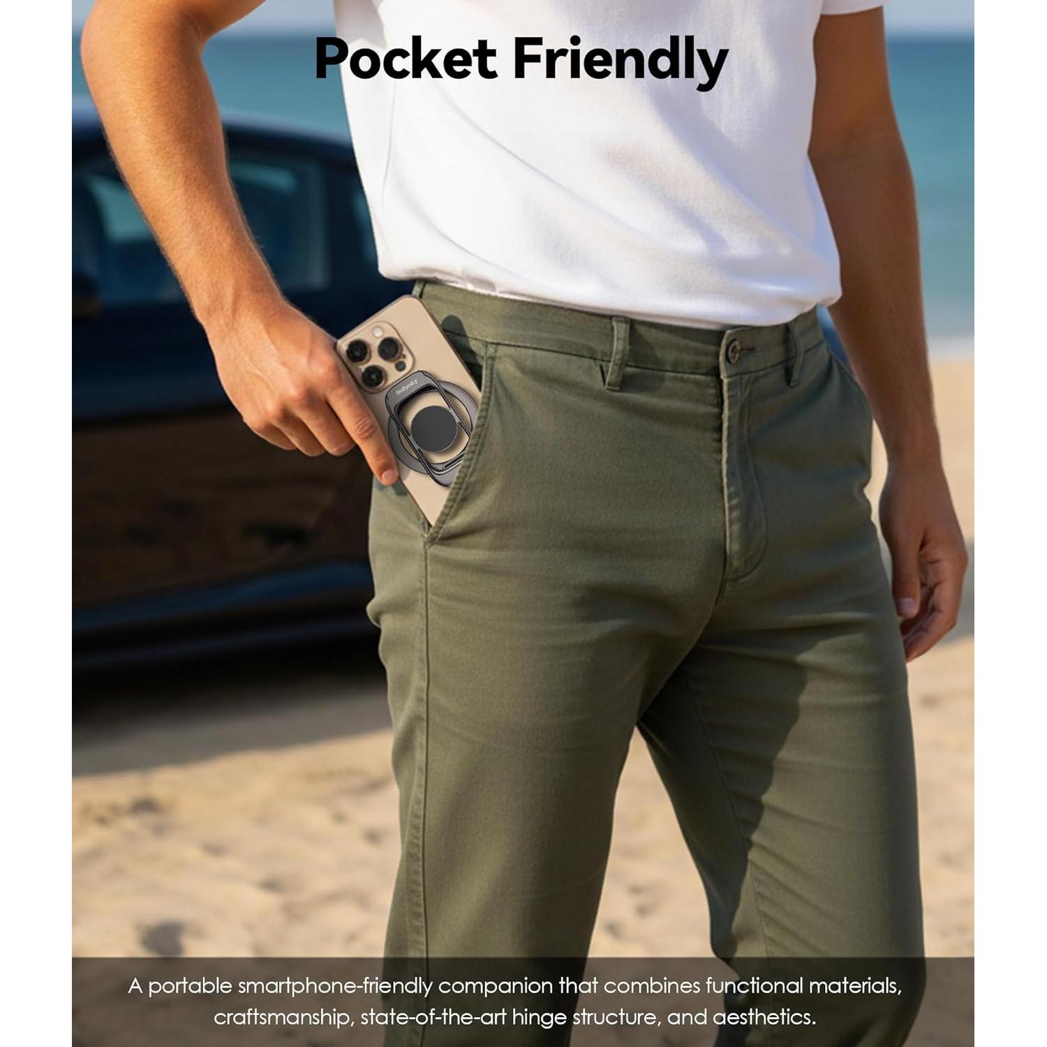 Soporte Magnético Doflyesky para Teléfono MagSafe Marrón