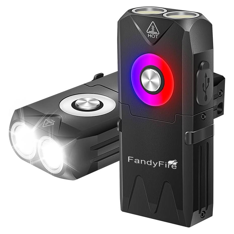 Linterna LED Recargable FANDYFIRE EV25 650 Lúmenes RGB
