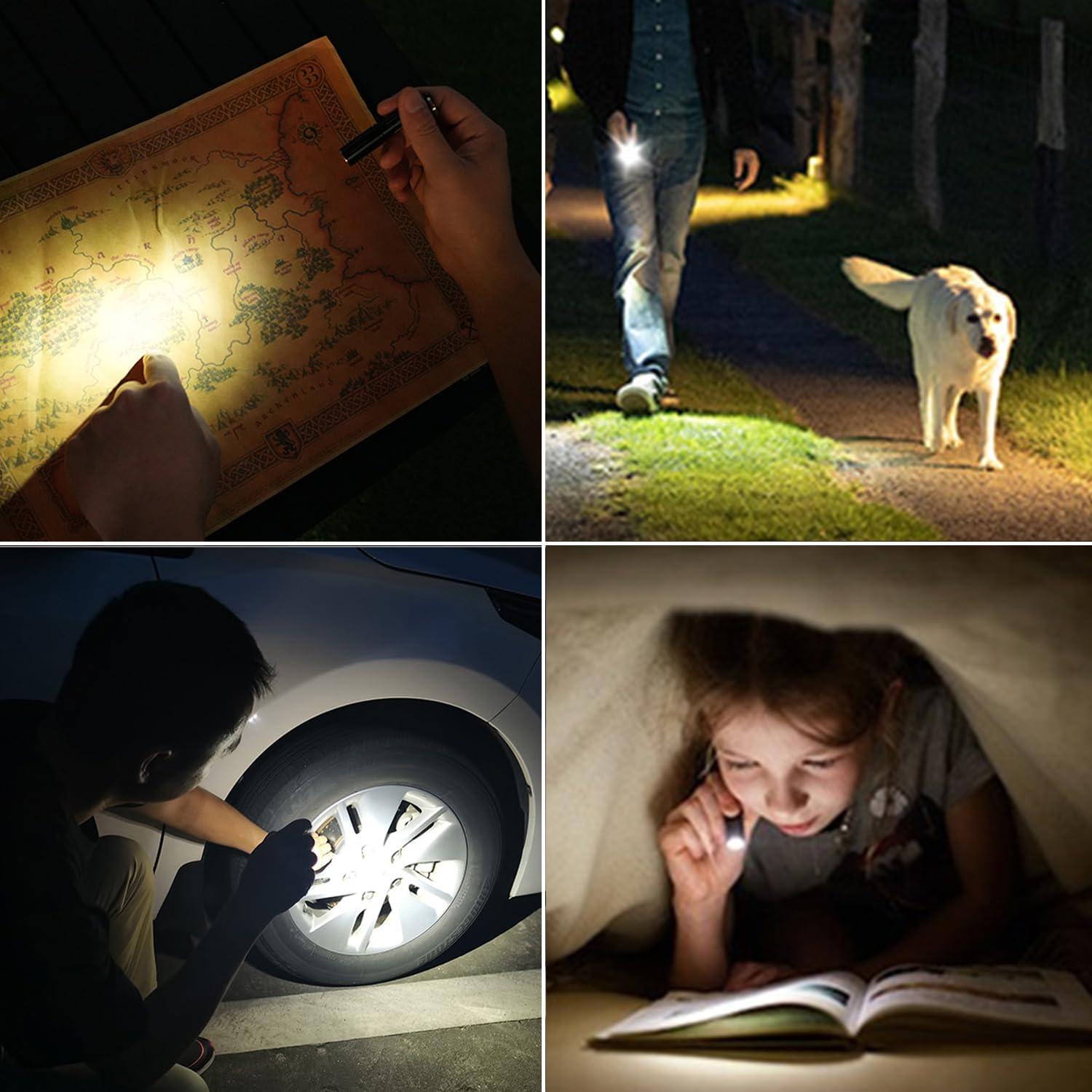 Linterna de Llavero BORUIT RJ11 LED Compacta AAA IP67