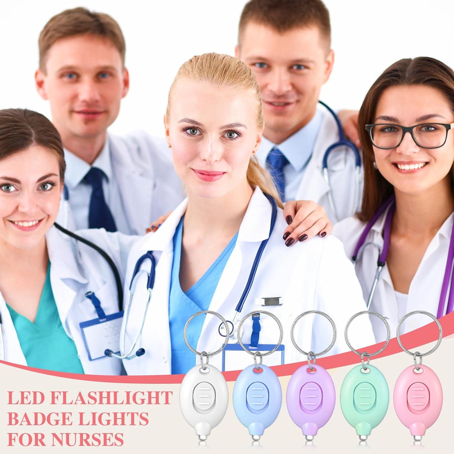 Linterna LED Mini de Llavero VIHOSE - 50 Pcs, 5 Colores