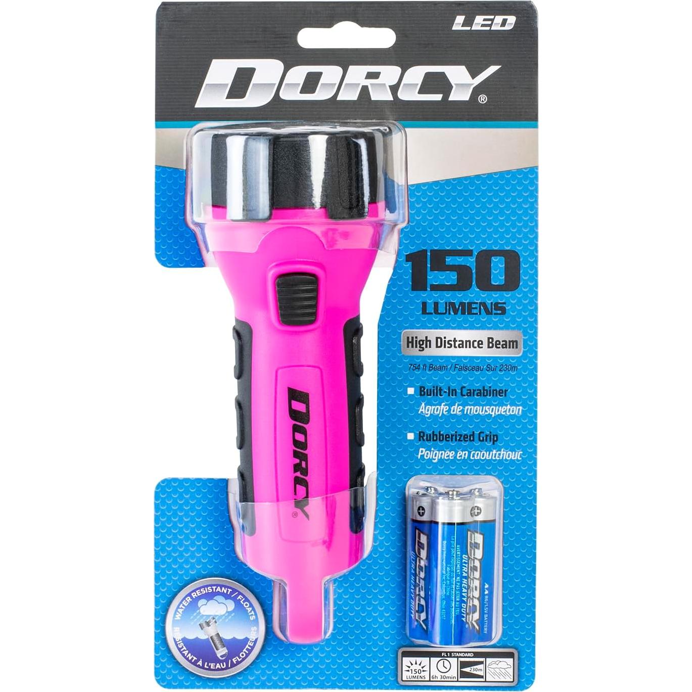 Linterna Flotante Dorcy 55 Lúmenes Rosa Resistente al Agua