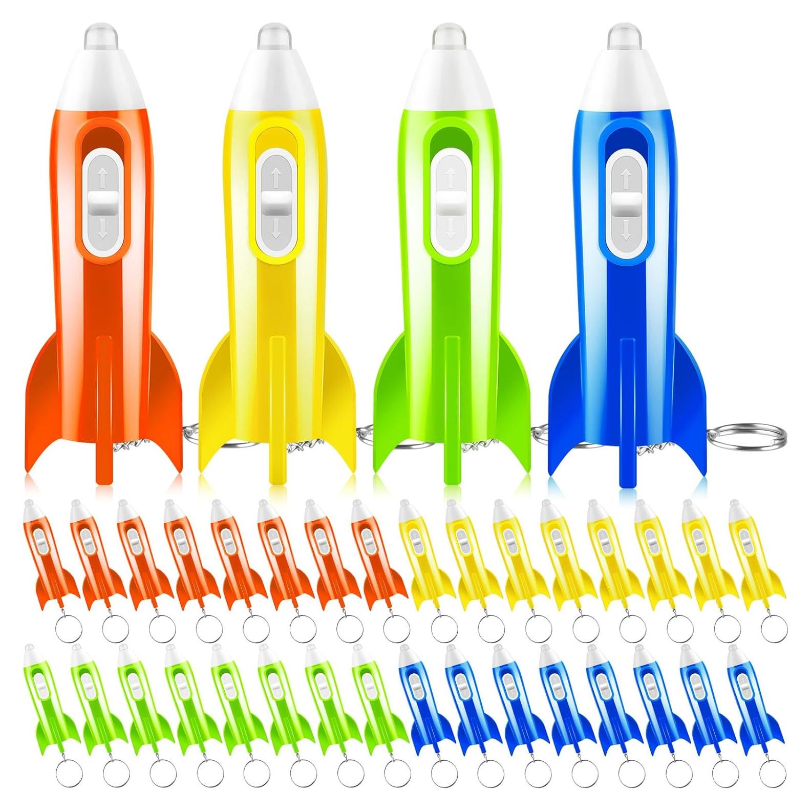 Mini Linterna Llavero LED 36 Piezas 4 Colores para Niños