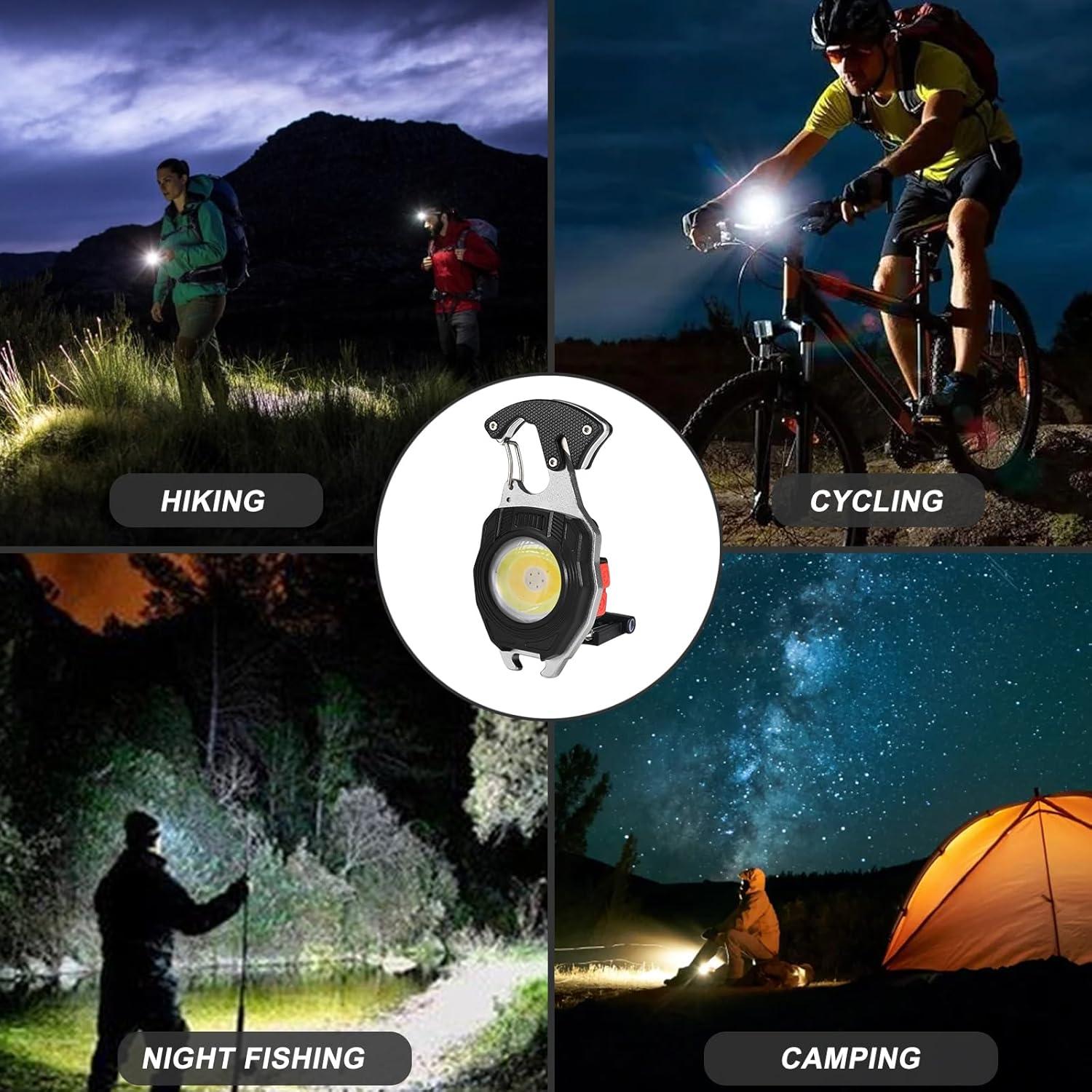 Linterna de Trabajo COB CHICES 1600 Lúmenes 7 Modos 2 Pcs