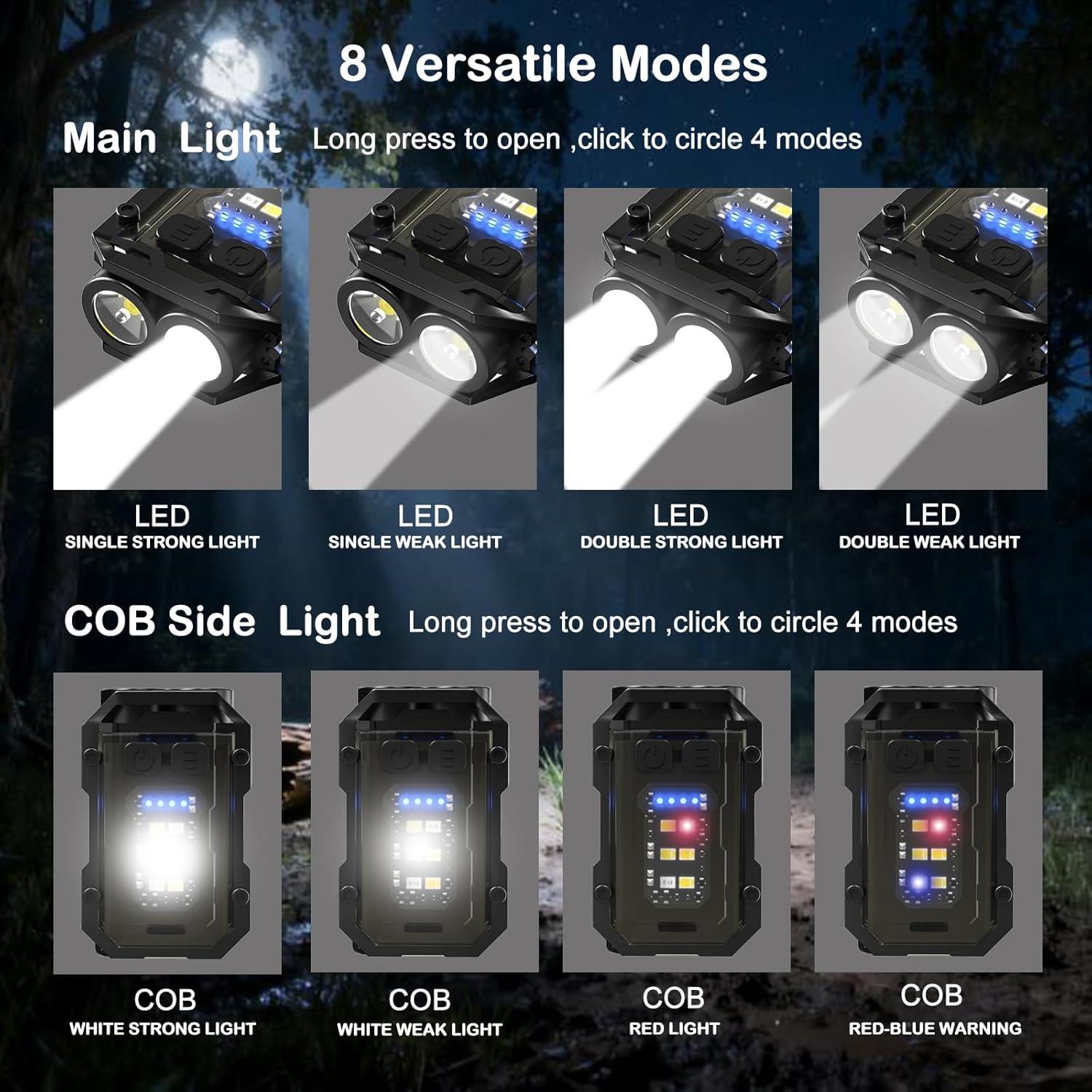Linterna de Llavero EDC VOHIVI YSD-01 Recargable USB-C