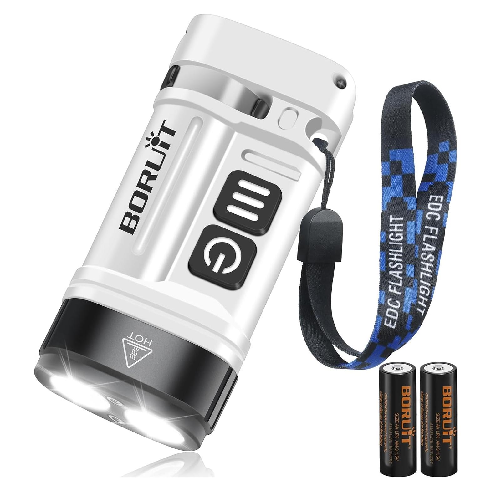 Linterna EDC BORUIT U10 Potente 880 Lúmenes Impermeable