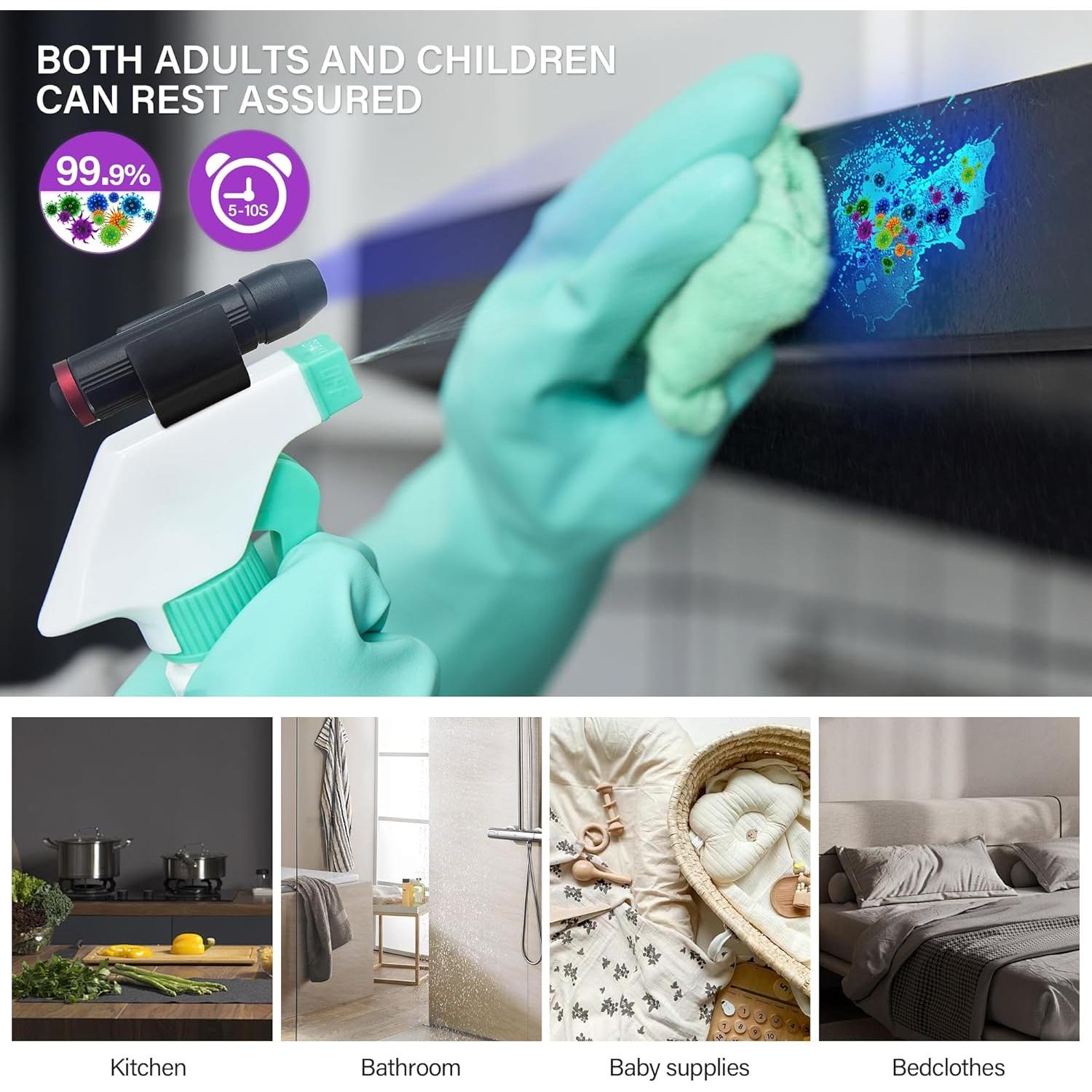 Linterna UV TactEagle UVA-T8 365nm para Orina y Manchas