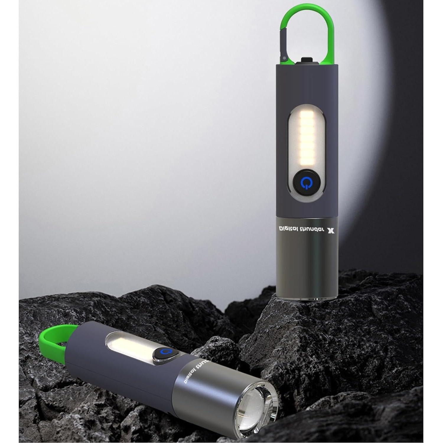 Linterna LED Recargable JAMISAY 1000 Lúmenes Zoomable IPX4