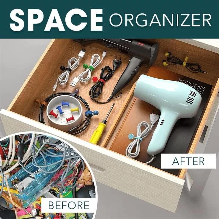 Correas Magnéticas de Silicona Mexine - 10 Piezas Reutilizables