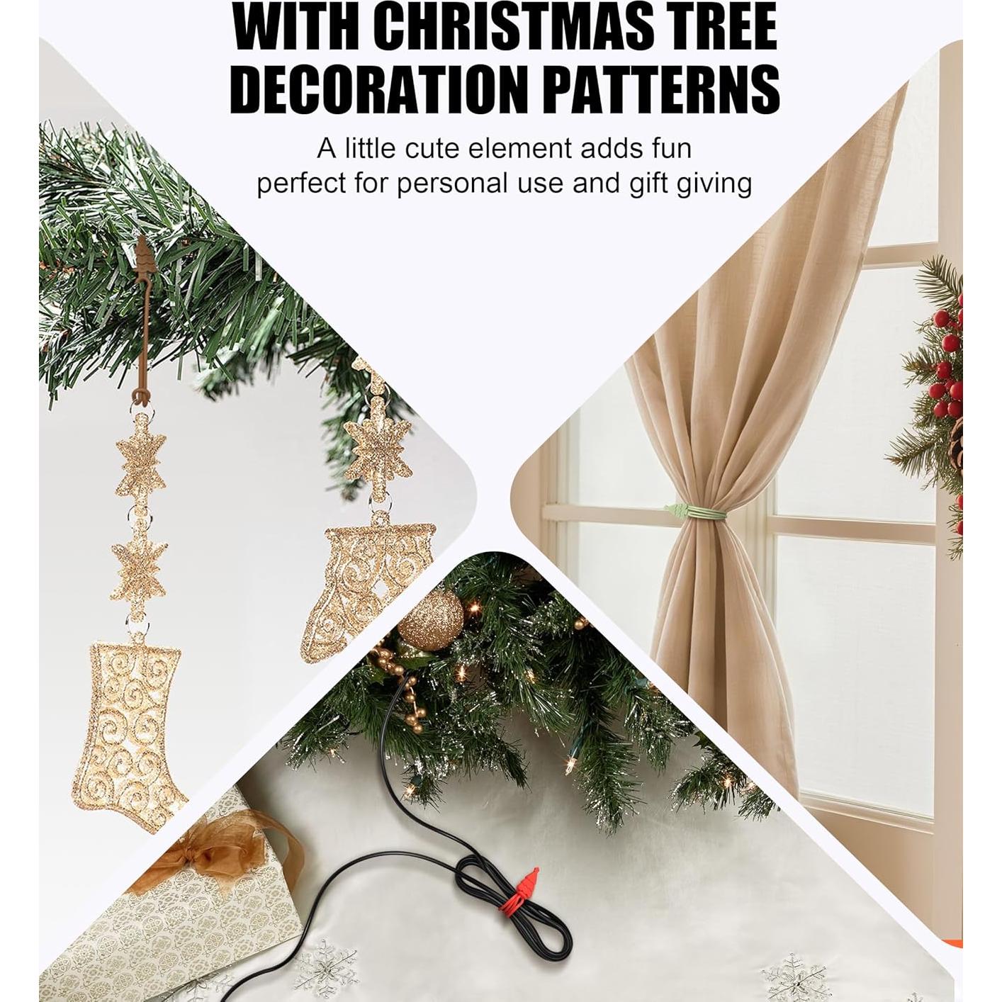 Organizador de Cables de Silicona Nearockle, 12 Piezas Multicolor