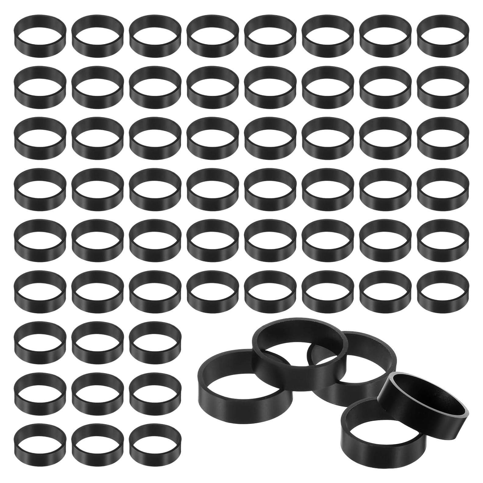 100 Bandas Elásticas de Silicona Exclaith 15mm Reutilizables