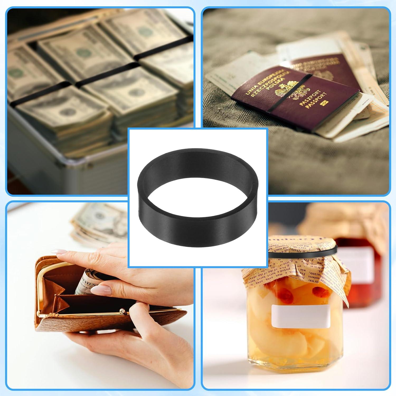 100 Bandas Elásticas de Silicona Exclaith 15mm Reutilizables