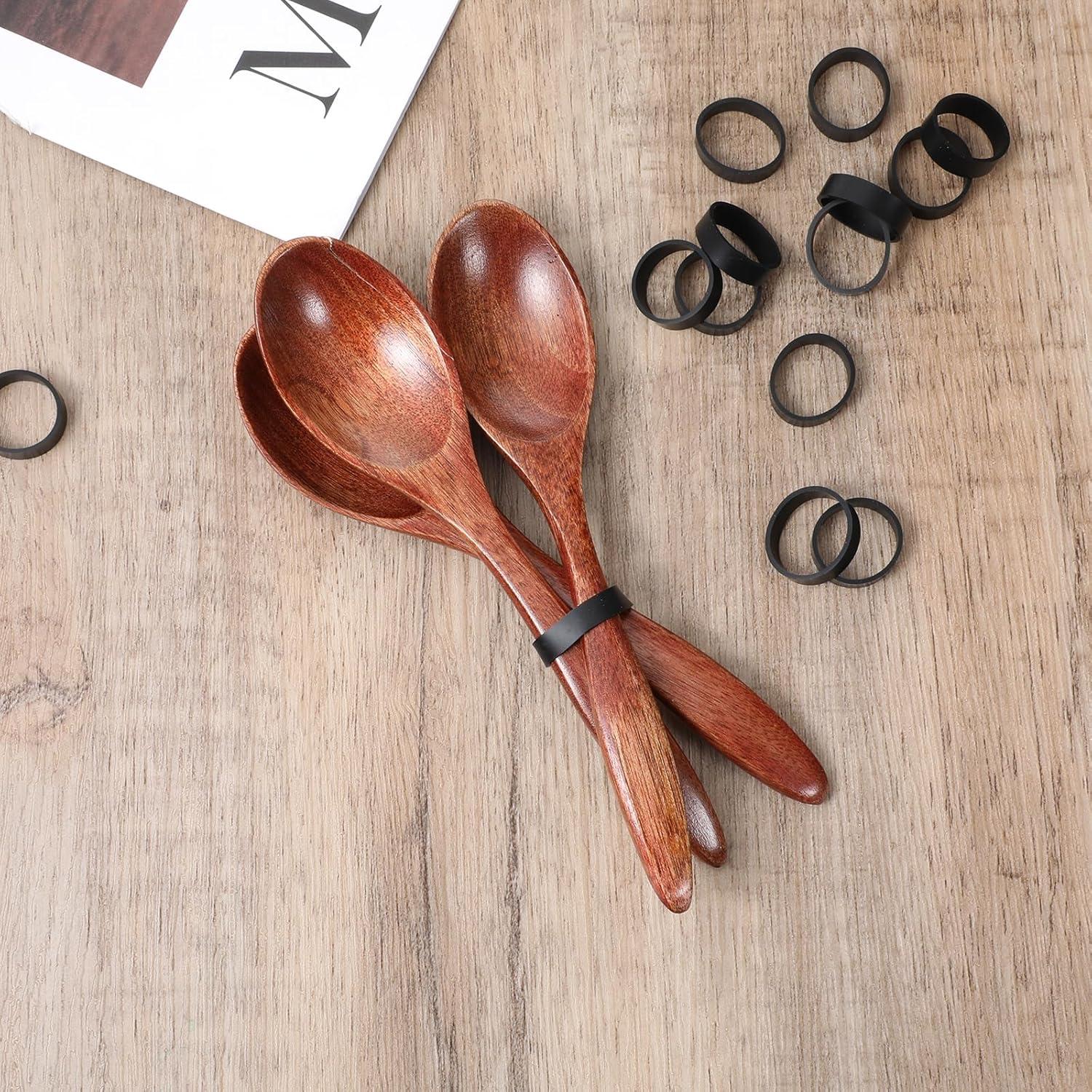 100 Bandas Elásticas de Silicona Exclaith 15mm Reutilizables