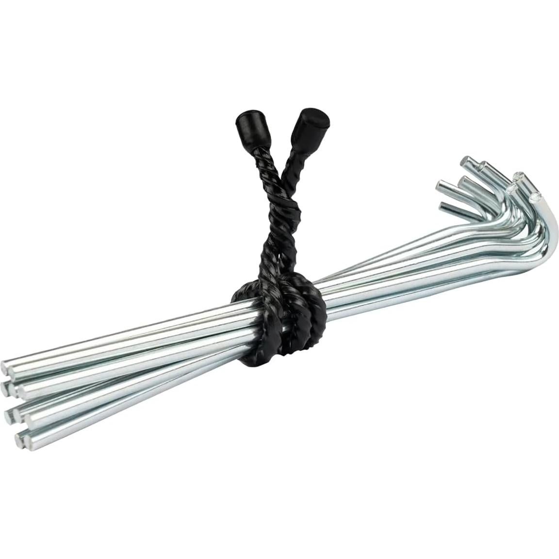 Ties de Silicona Reutilizables Genérico 30.48cm 6pk Negro