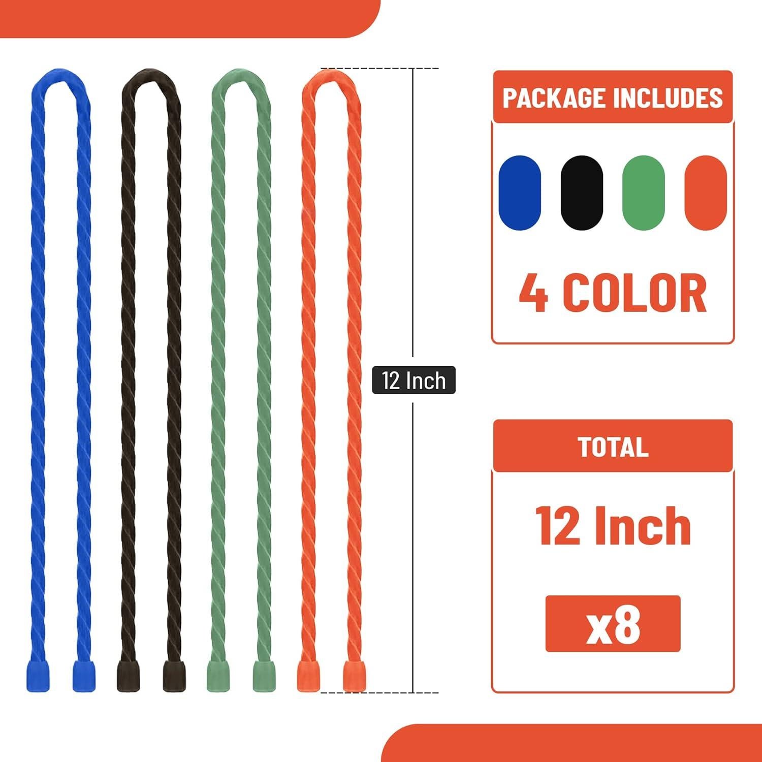 Bridas de Silicona Reutilizables Fortuna Horse 30.48 cm Multicolor