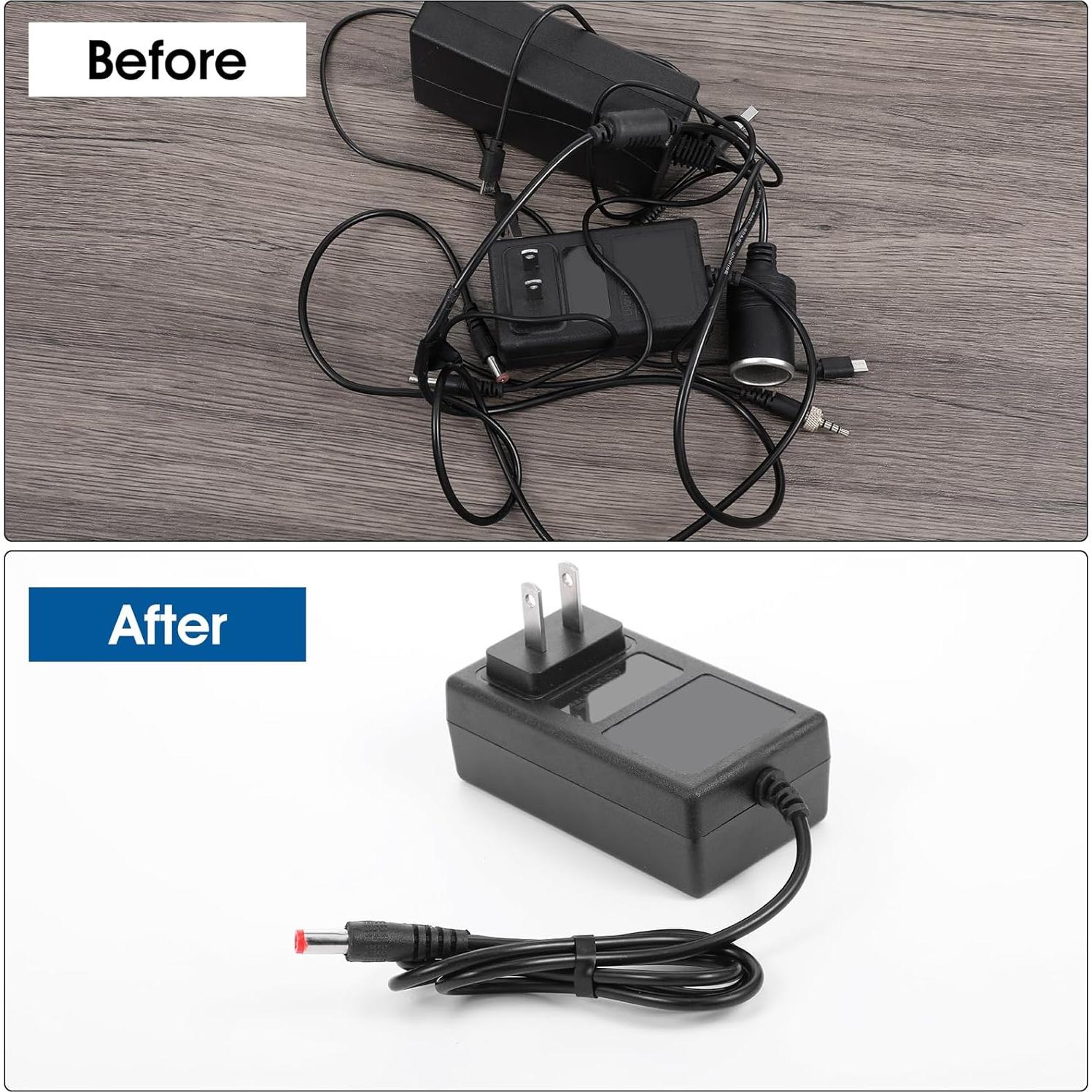 300 Bandas de Goma de Silicona DOPENSPI Negras y Blancas 0.8cm