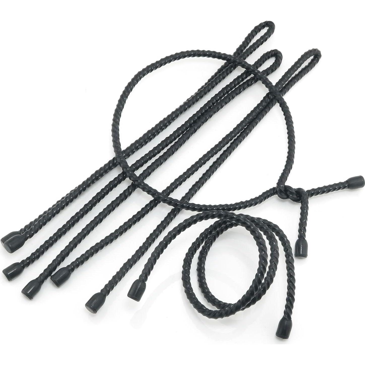 5 Ataduras de Cable Reutilizables ITROLLE 60 cm Goma Negra