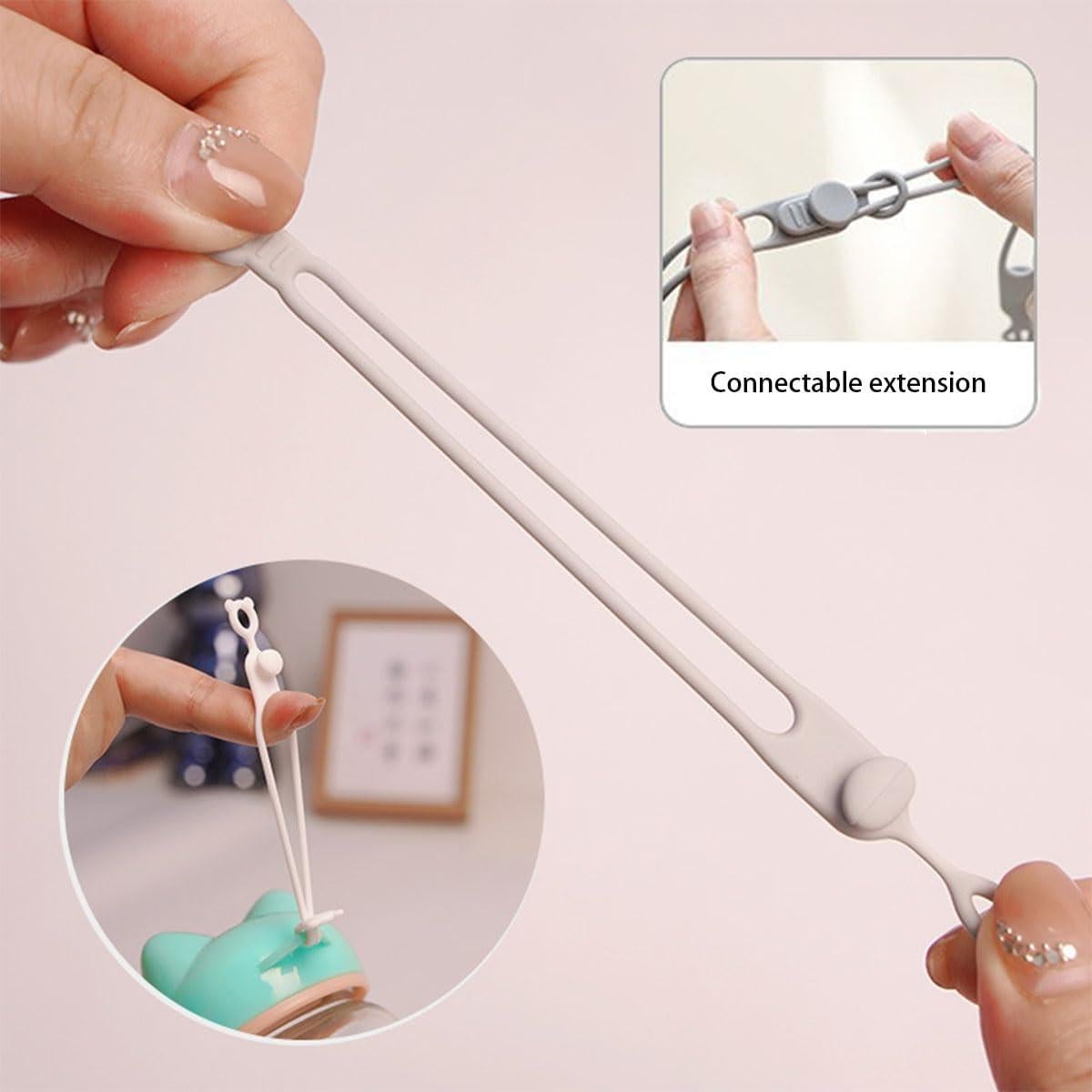 20 Correas de Cable de Silicona Reutilizables XnxnzhHo Multicolor