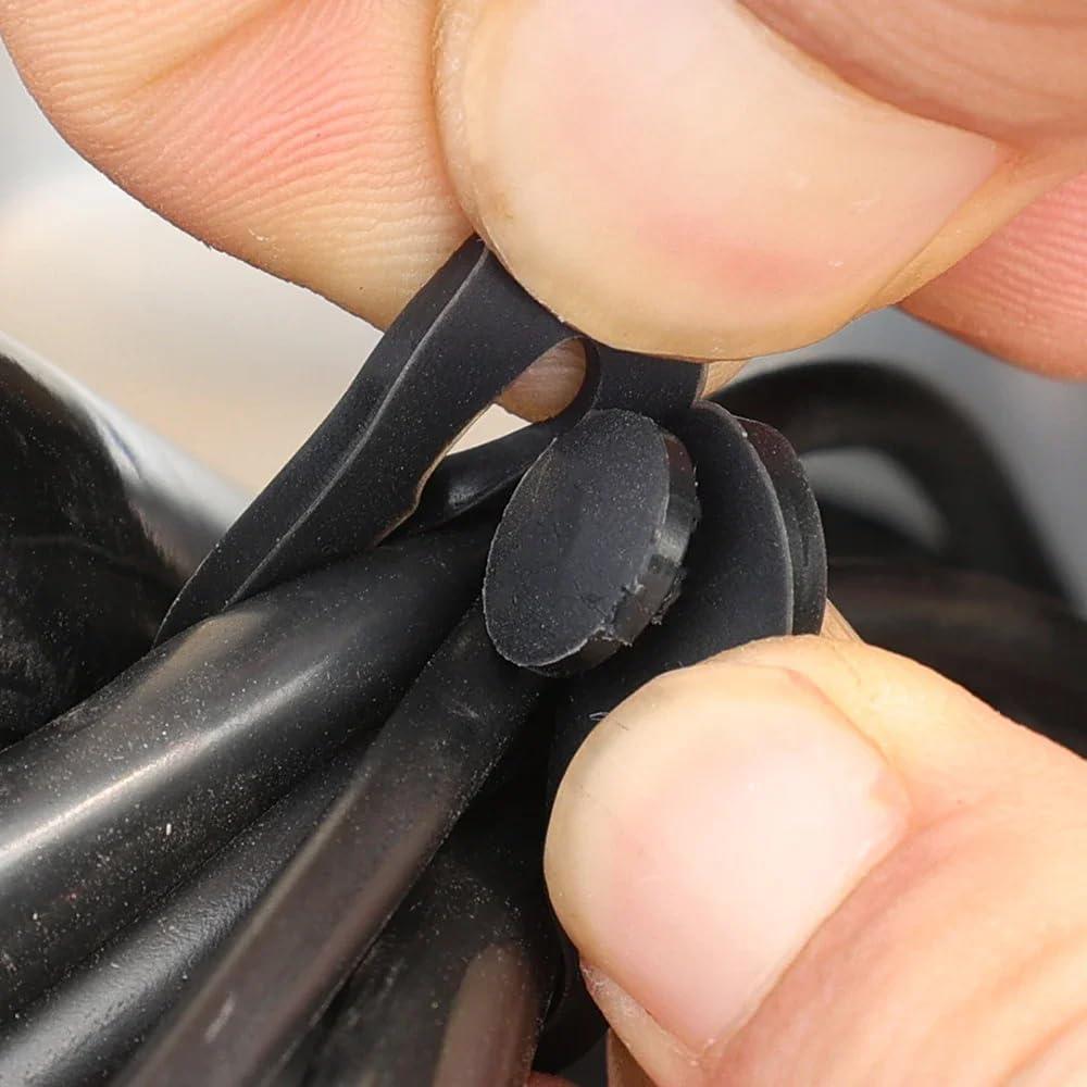 Paquete de 6 Sujetadores de Cable YehVeh 55mm y 80mm