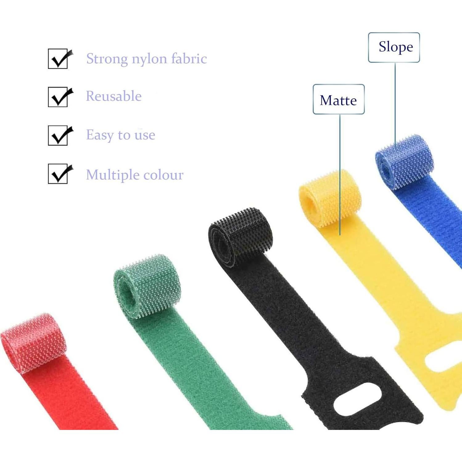 Kit de Etiquetas de Cable Reutilizables TOPNI CL-02 - 60 Piezas