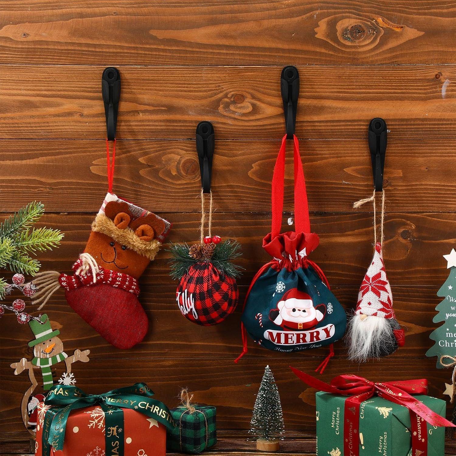 12 Ganchos Adhesivos de Silicona Fiada para Organizar Cables