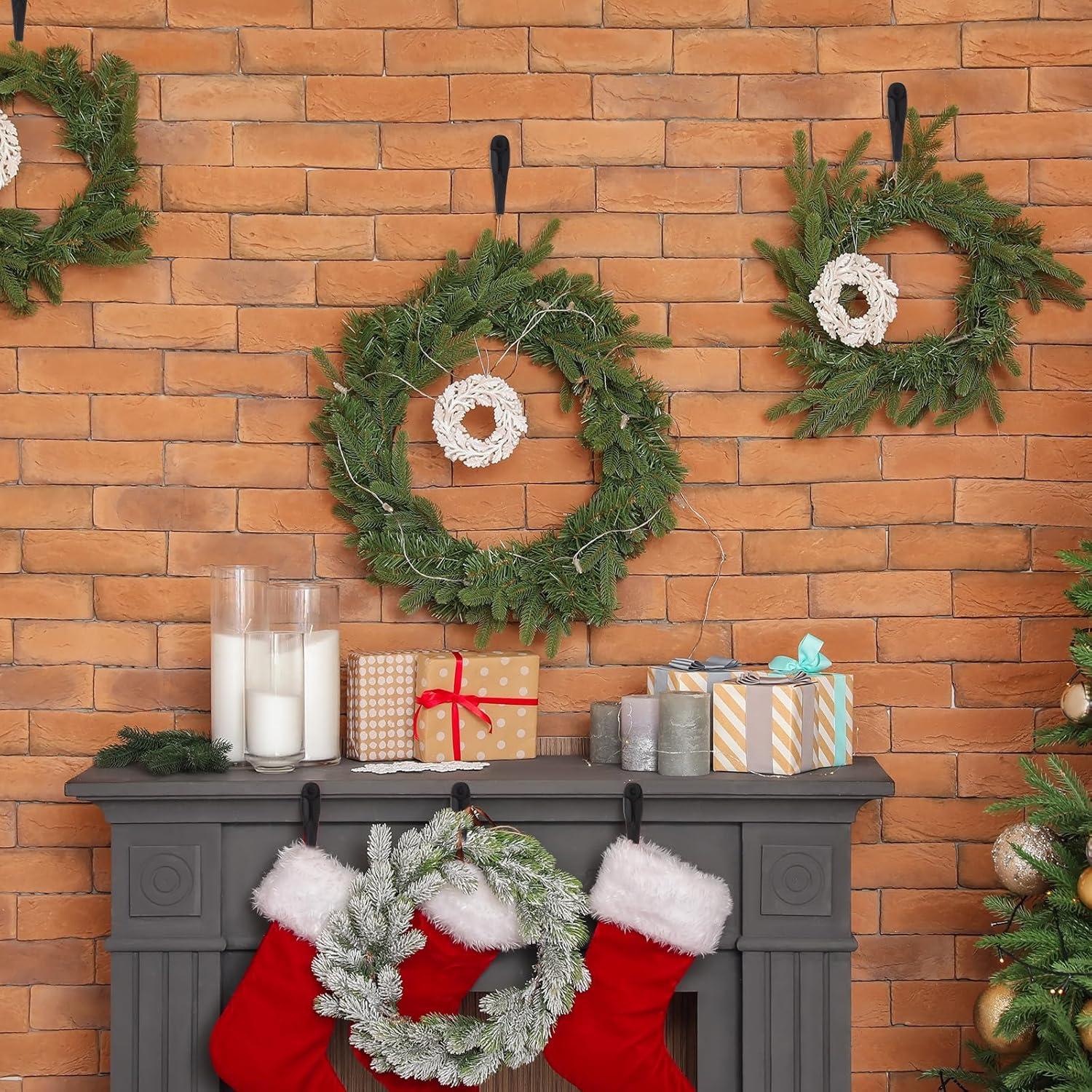 12 Ganchos Adhesivos de Silicona Fiada para Organizar Cables