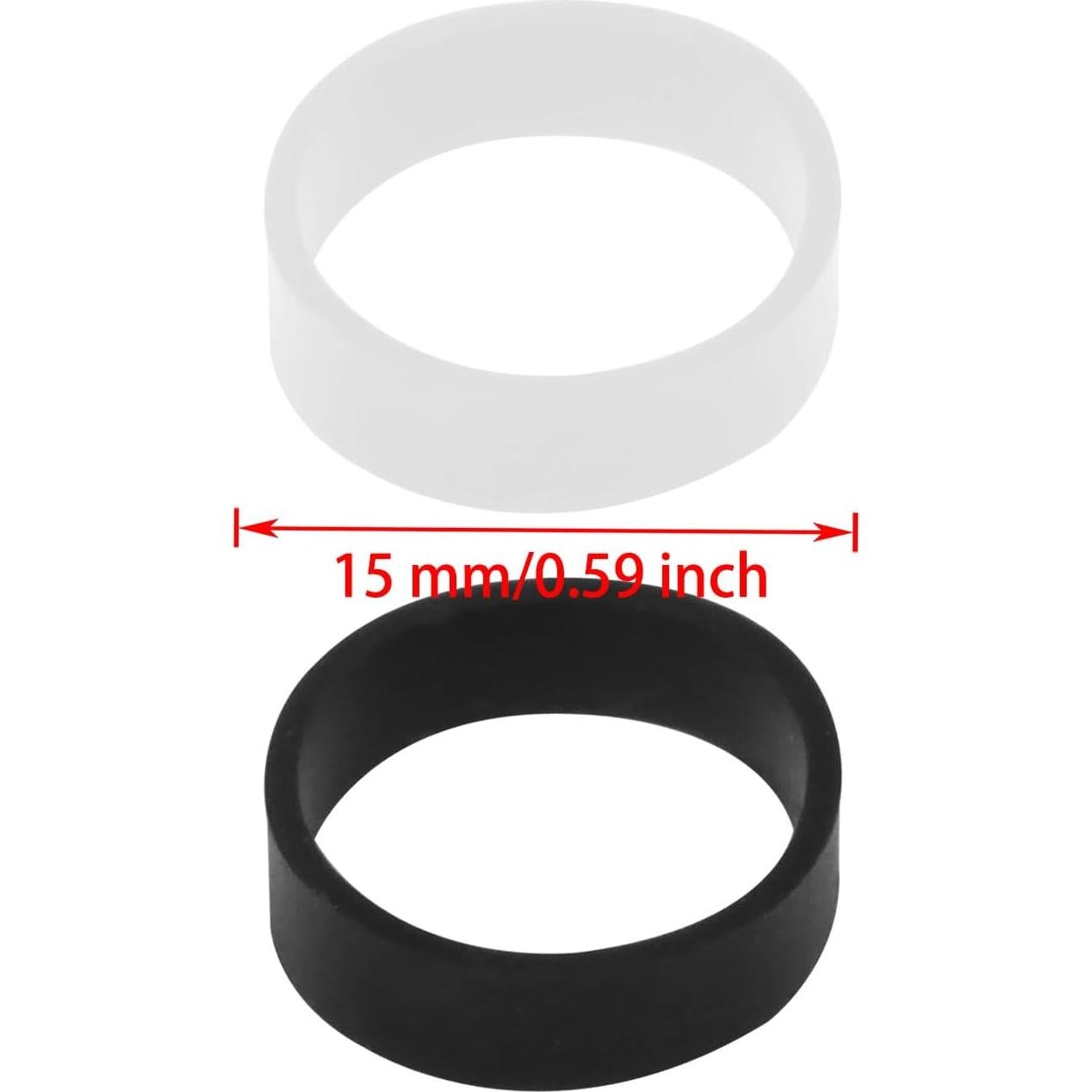 Correas de Silicona para Cables ONLYKXY 200 Piezas 15mm