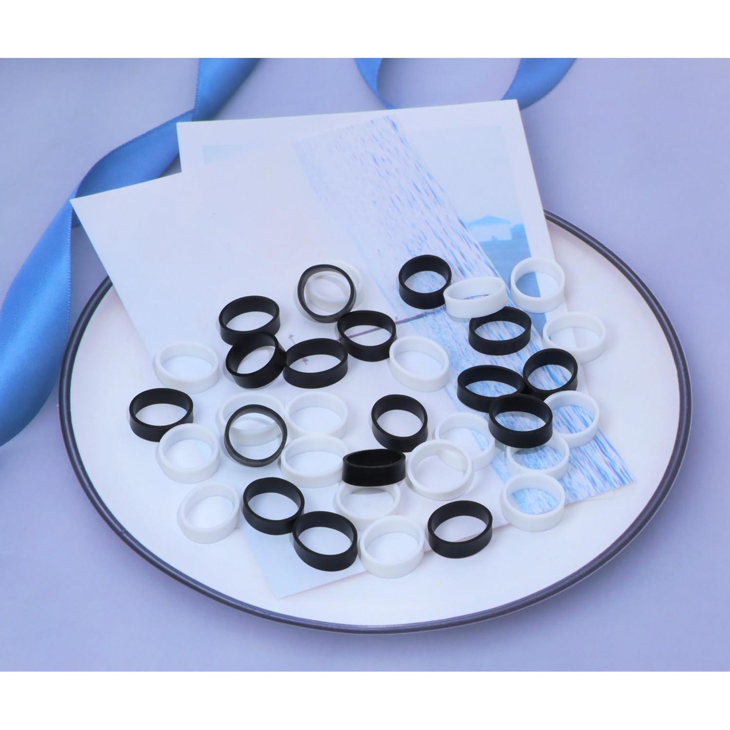 Correas de Silicona para Cables ONLYKXY 200 Piezas 15mm