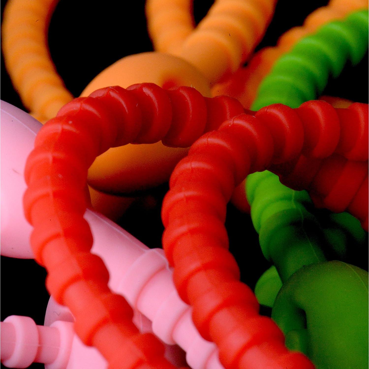 Bridas de Silicona Reutilizables Silicone Alley - 18 Piezas 21.6 cm