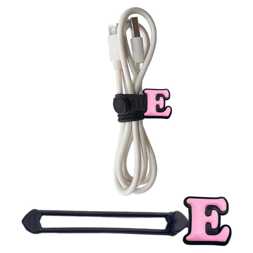 Correas de Silicona LABS LINE con Charms Rosa para Cables
