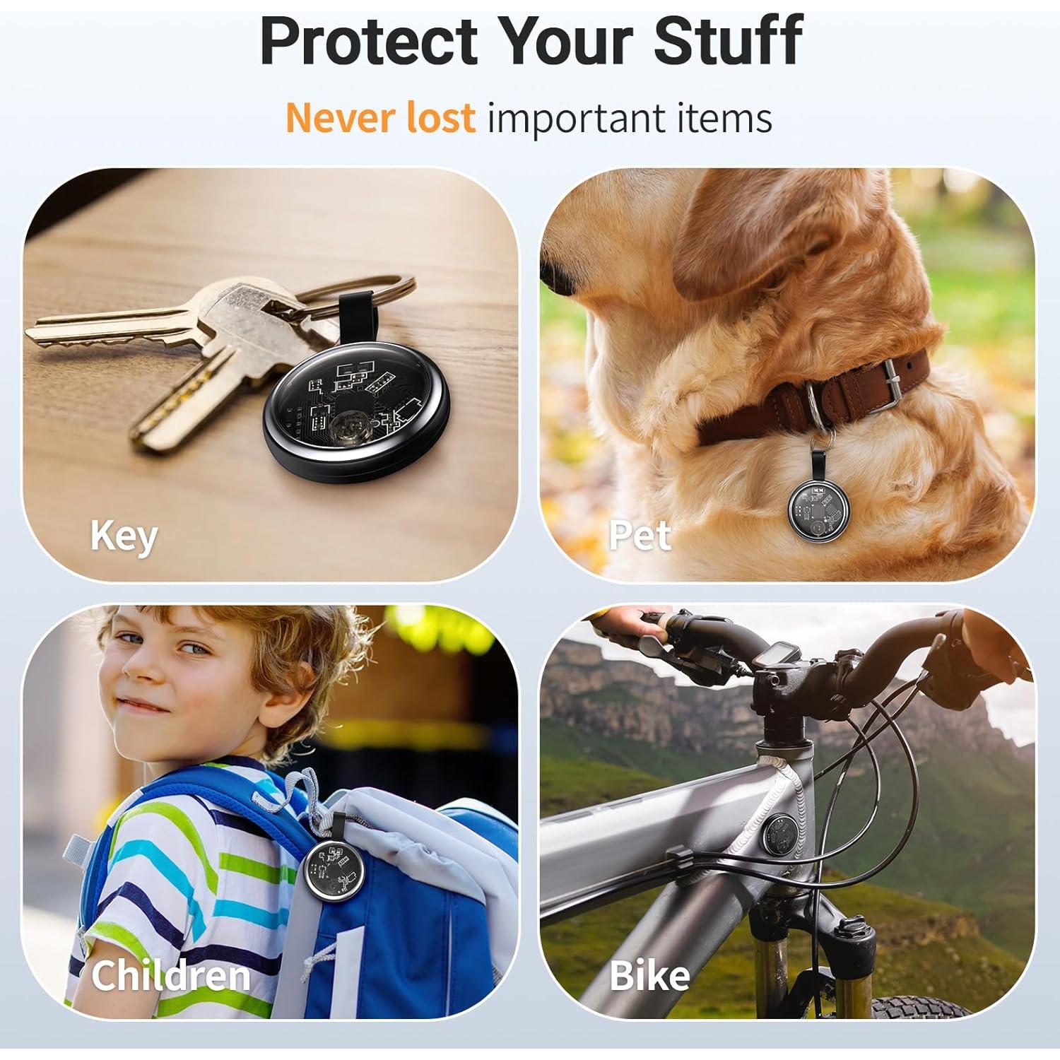 Etiquetas de Rastreo Bluetooth TSIEUSL TX15 - Paquete de 4