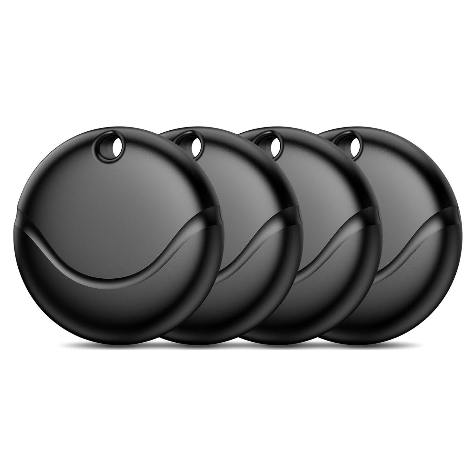 Etiquetas de Seguimiento Bluetooth Hoxe - Paquete de 4 Negro IP67