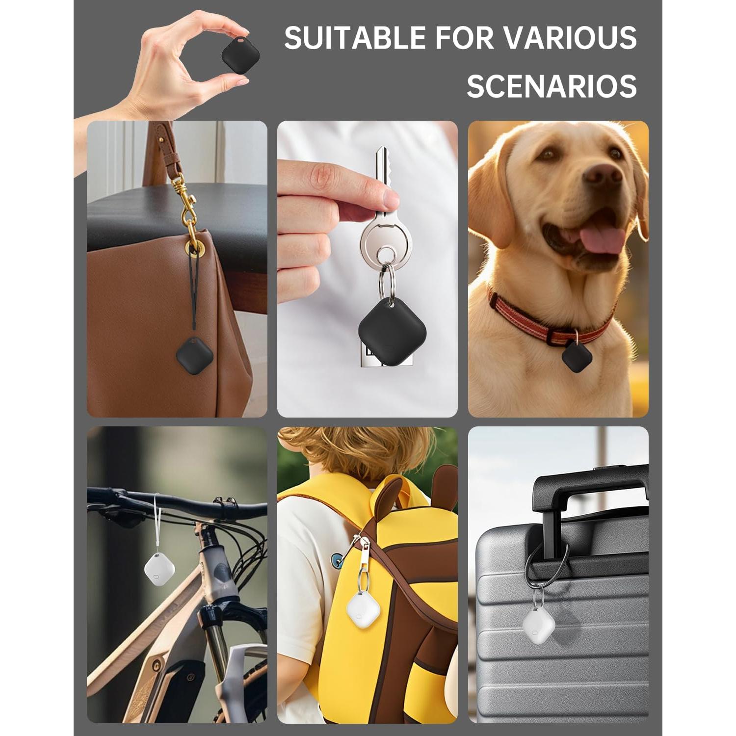 Etiquetas Bluetooth Pepisk Air Tracker para Android - 4 Piezas