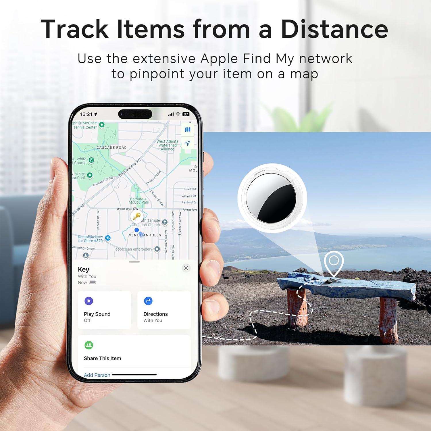 Localizador Bluetooth Votlik LocatePro para iOS - 2 Pack