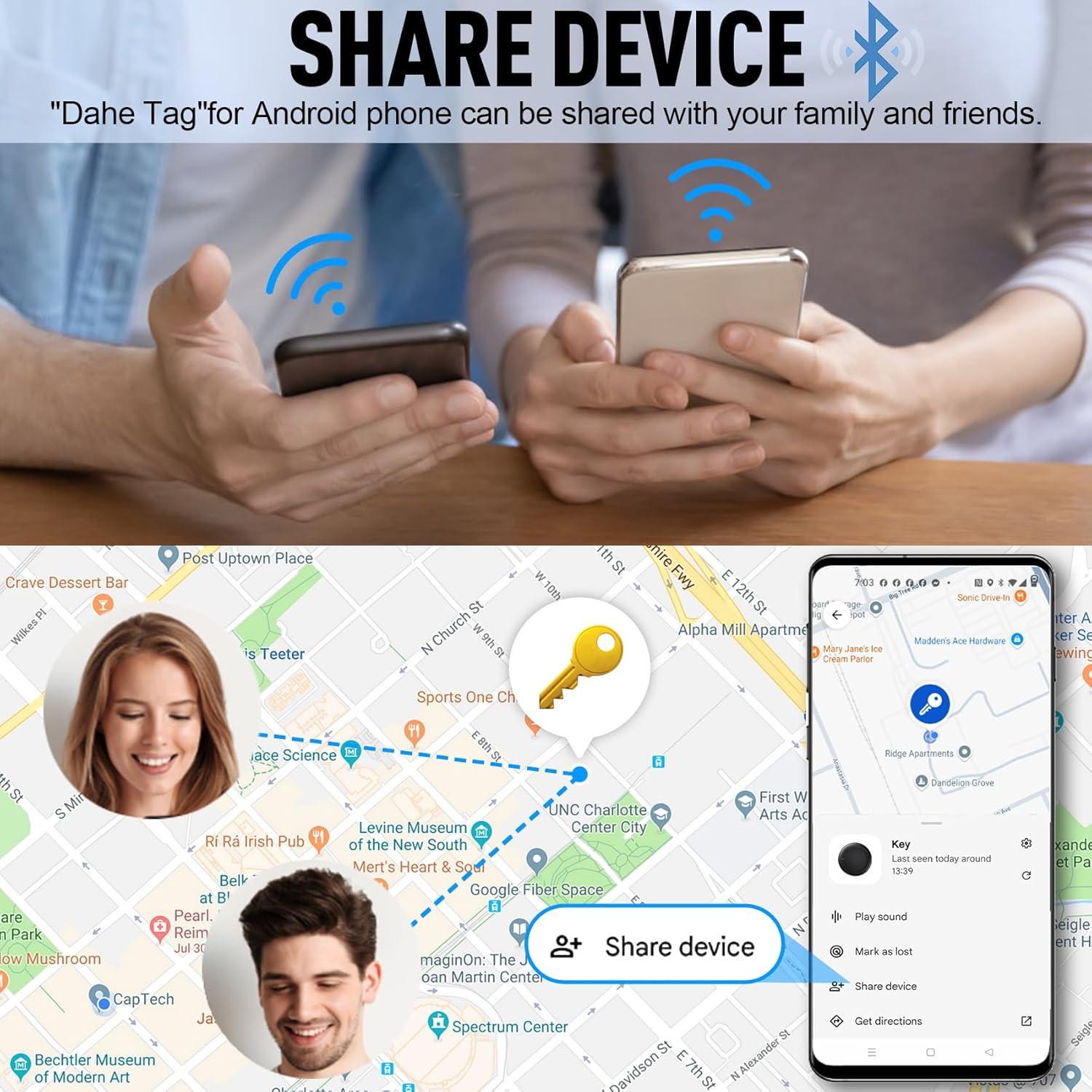 Etiquetas de Seguimiento Bluetooth LocGuaxrd - Paquete de 4