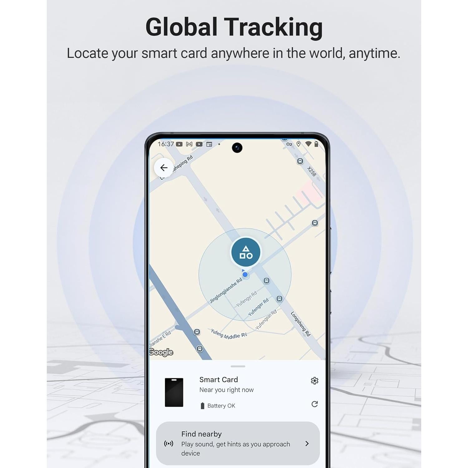 Tarjeta Localizadora GPS Android Middle Rabbit - Negro
