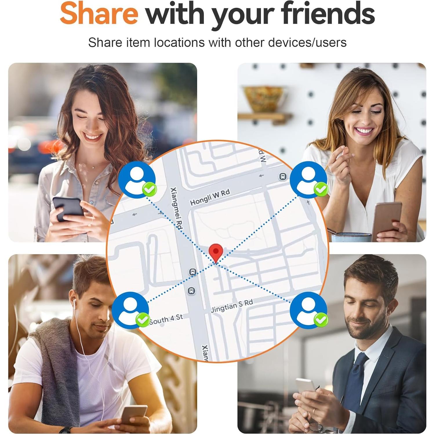 Etiquetas de Seguimiento Inteligentes Delumu - Dual iOS/Android